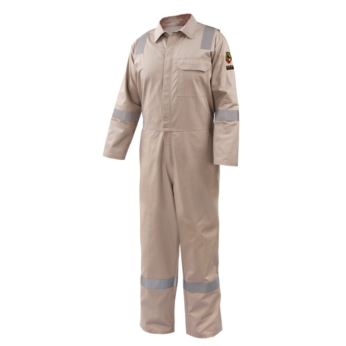 7 oz. AR/FR Cotton Coverall w/Reflective FR Tape