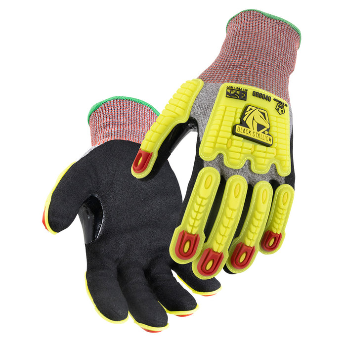 AccuFlex™ 18g HPPE, Nitrile, TPR on Back of Hand, ANSI/ISEA 105 Cut Level A6