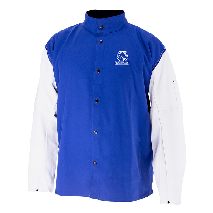 Grain Goatskin & FR Cotton Hybrid Welding Jacket