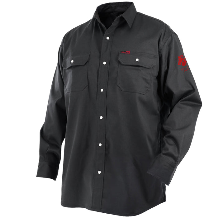 BSX® 7 oz. AR/FR Cotton Work Shirt, Black