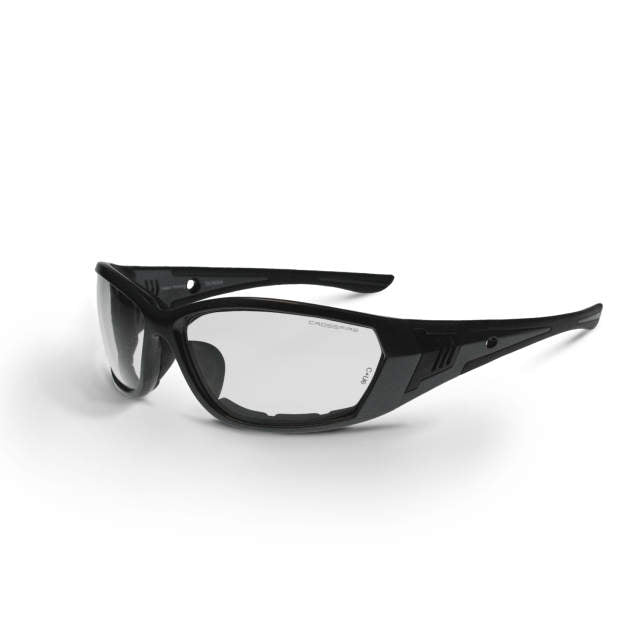 Crossfire 710 Foam Lined Safety Eyewear, Pearl Gray Frame, Anti-Fog Lens