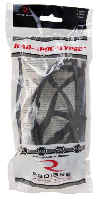 Rad-Apocalypse™ Safety Eyewear, w/Neck Cord, Black Temples