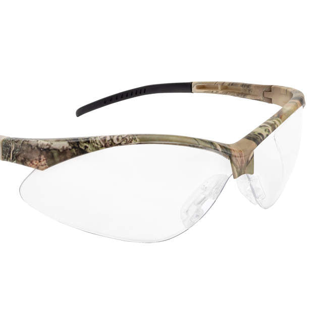 Rad-Apocalypse™ Camo Safety Eyewear, w/Neck Cord, Black Temples, Anti-Fog Lens
