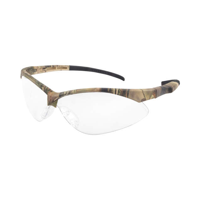 Rad-Apocalypse™ Camo Safety Eyewear, w/Neck Cord, Black Temples, Anti-Fog Lens