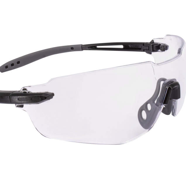 Aphelion™ Frameless Safety Eyewear, Black Temples