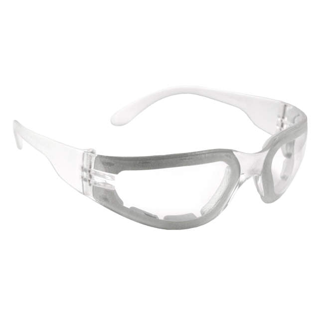 Mirage™ Foam Small Safety Eyewear, Clear Frame, Clear Anti-Fog Lens