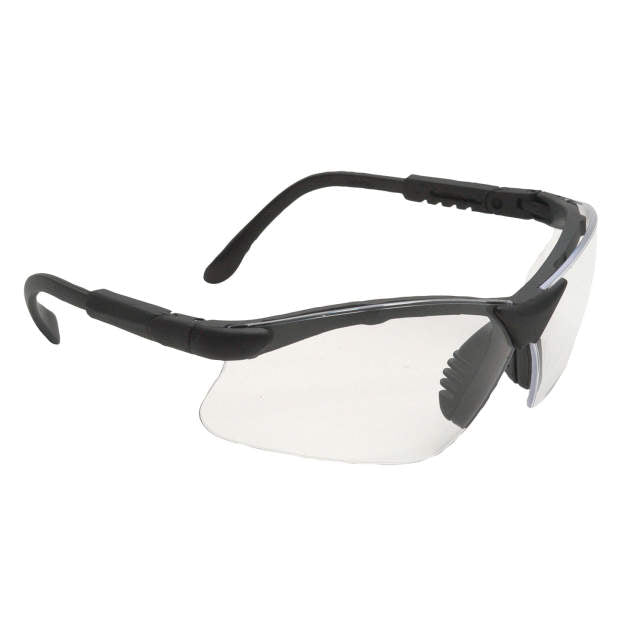 Revelation™ Safety Eyewear, 5-Position Ratchet Plus 4-Position Telescoping Black Temples