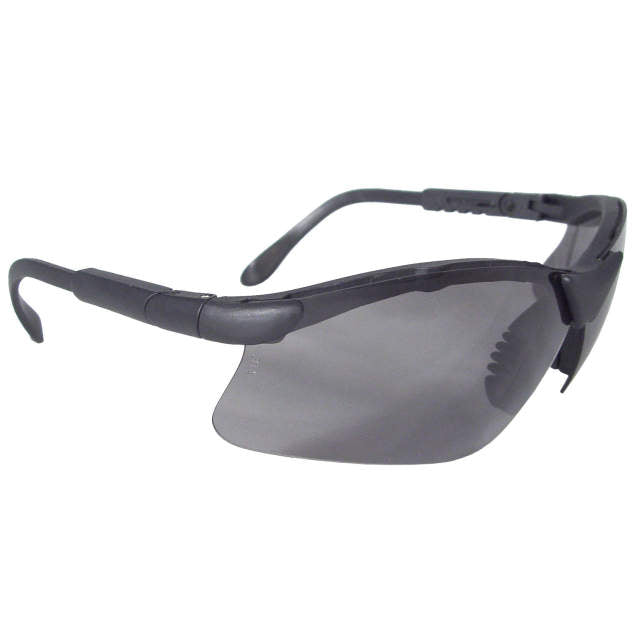 Revelation™ Safety Eyewear, 5-Position Ratchet Plus 4-Position Telescoping Black Temples