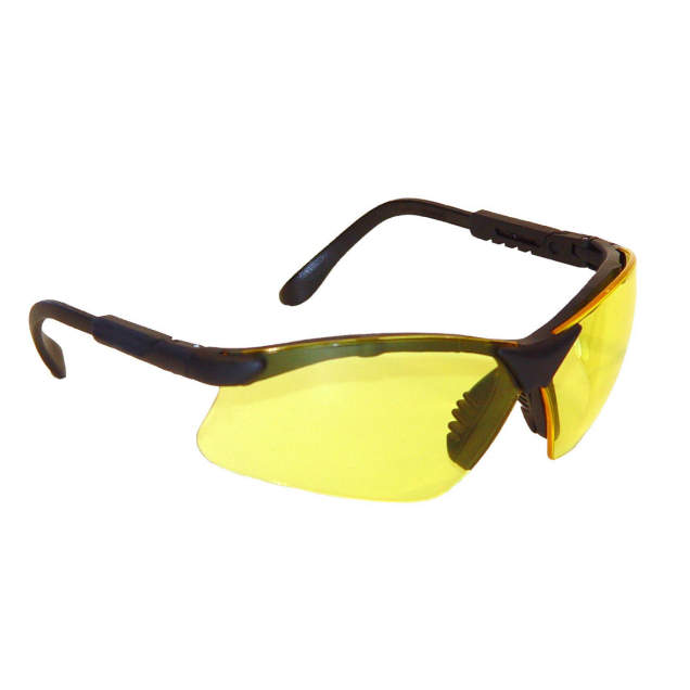 Revelation™ Safety Eyewear, 5-Position Ratchet Plus 4-Position Telescoping Black Temples
