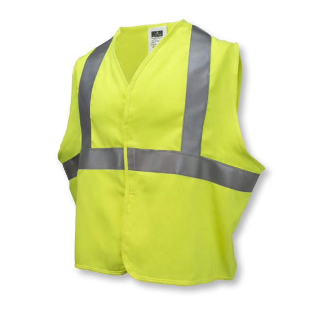 Radians Basic Class 2 Vest, 6.2 oz FR Modacrylic/Aramid Material, 3M™ Scotchlite™ Reflective Tape, Hook & Loop Closure