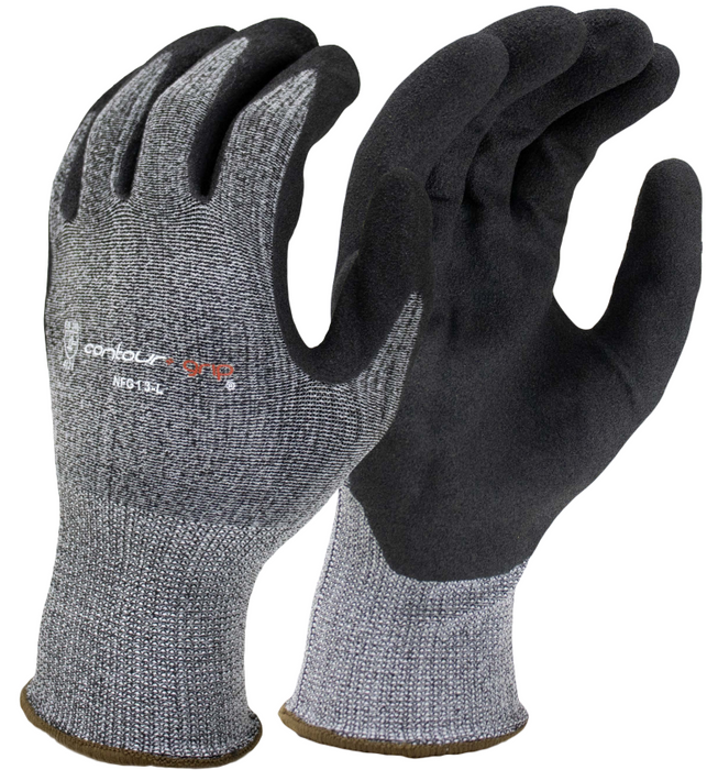 Contour Grip Black Nitrile Coated Palm