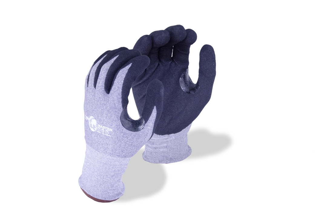 18g Liner w/Tungsten, Sandy Foam Nitrile Coated, Reinforced Thumb Crotch, ANSI/ISEA 105 Cut Level A8