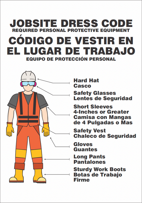 Jobsite Dress Code, Bilingual