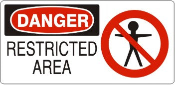 Danger Restricted Area