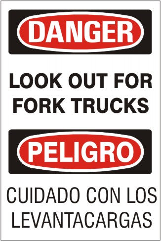 Danger Look Out For Fork Trucks