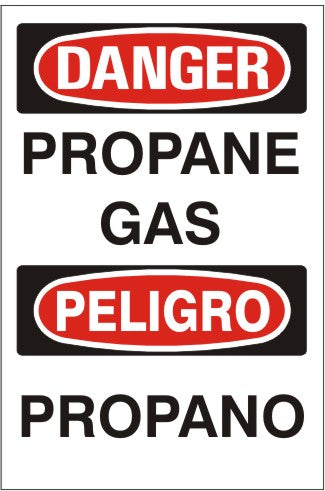 Danger Propane Gas