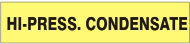 Hi-Press. Condensate Pipe Marker