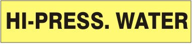 Hi-Press. Water Pipe Marker