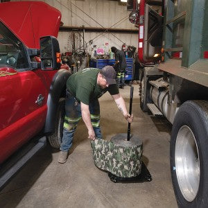 Vertical Roll Rack, 20" W x 20" L x 45" H