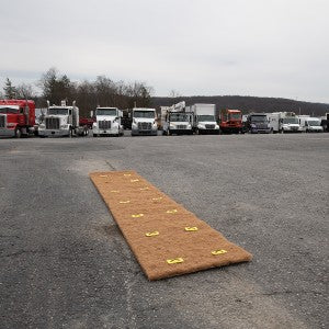 Coir Drain Debris Filter, 21' x 27" x 1½"