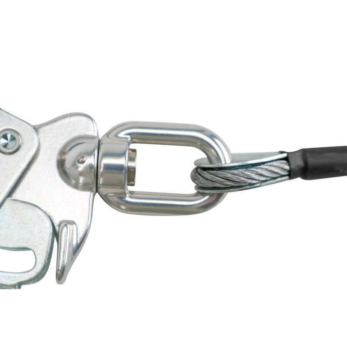 Leading Edge 6' Energy Absorbing Lanyard: Dual Leg, Swivel Hooks