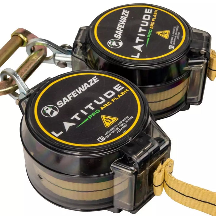 Latitude Pro 7' Arc Flash Dual Web Retractable w/ 9012 BWB
