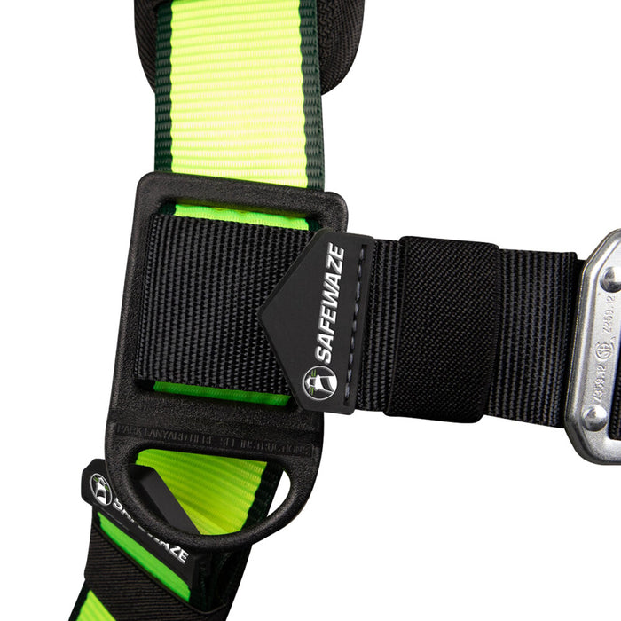 PRO Construction Harness: Dorsal D-ring, Quick Connect Chest, Tongue Buckle Legs