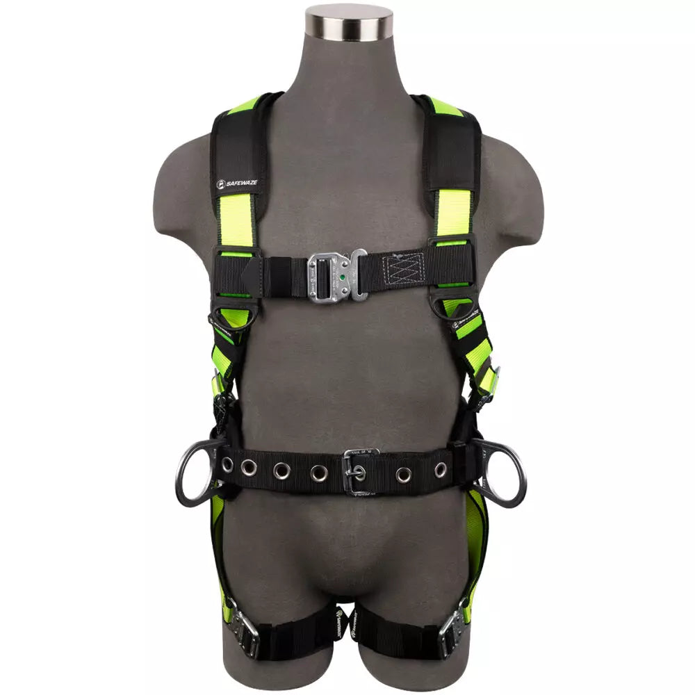 PRO Construction Harness: Dorsal D-ring, Side Positioning D-rings, Qui ...
