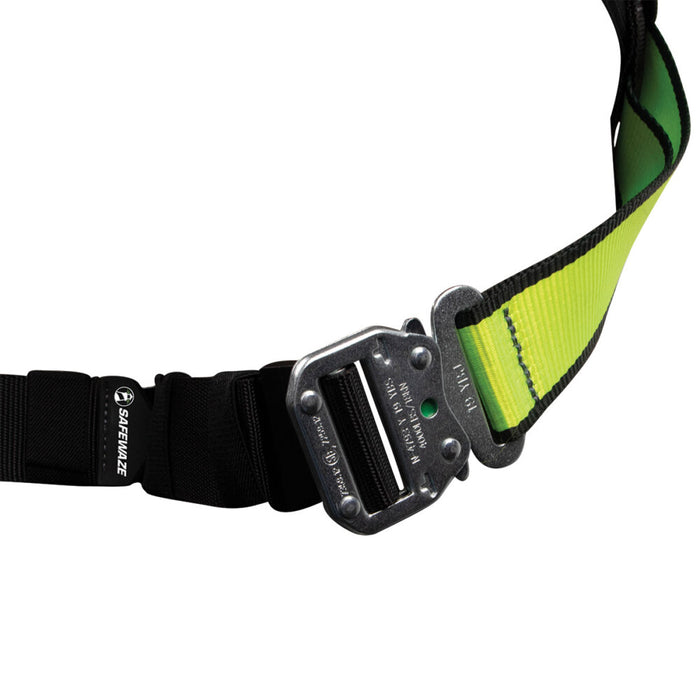 PRO Construction Harness: Dorsal D-ring, Side Positioning D-rings, Quick Connect Chest & Legs