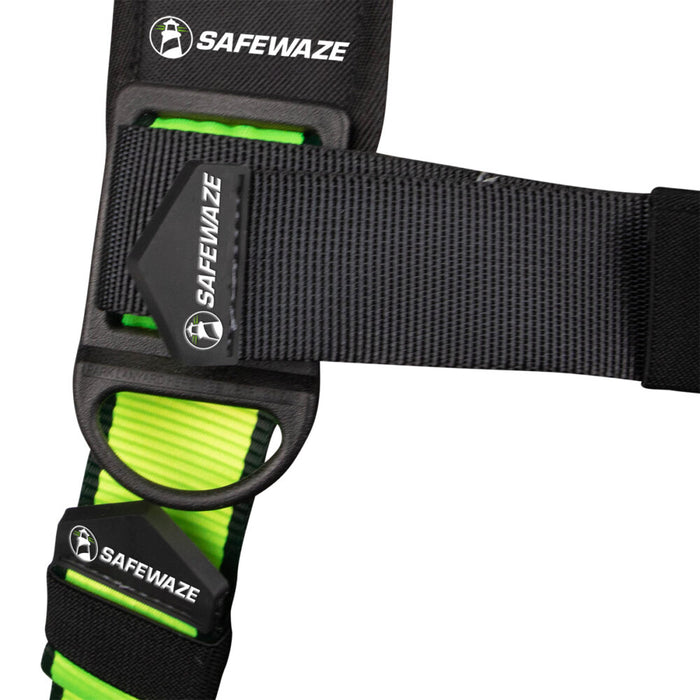 PRO Construction Harness: Dorsal D-ring, Side Positioning D-rings, Quick Connect Chest & Legs