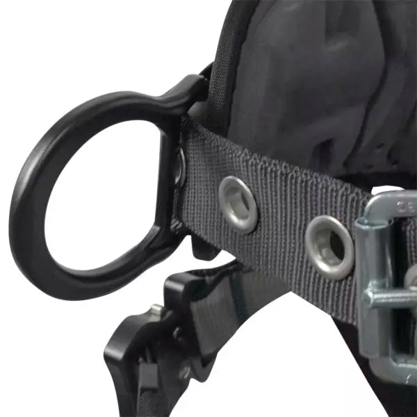 Pro+ Slate Construction Harness w/ Dorsal SRL Link, Aluminum D-rings, QC Buckles/Torso Adjusters