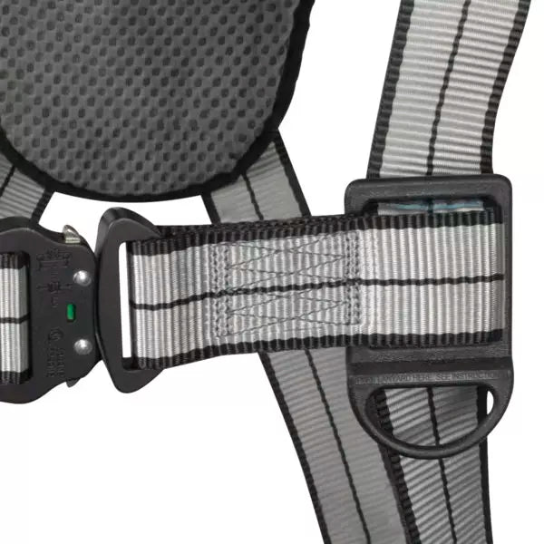 Pro+ Slate Construction Harness w/ Dorsal SRL Link, Aluminum D-rings, QC Buckles/Torso Adjusters