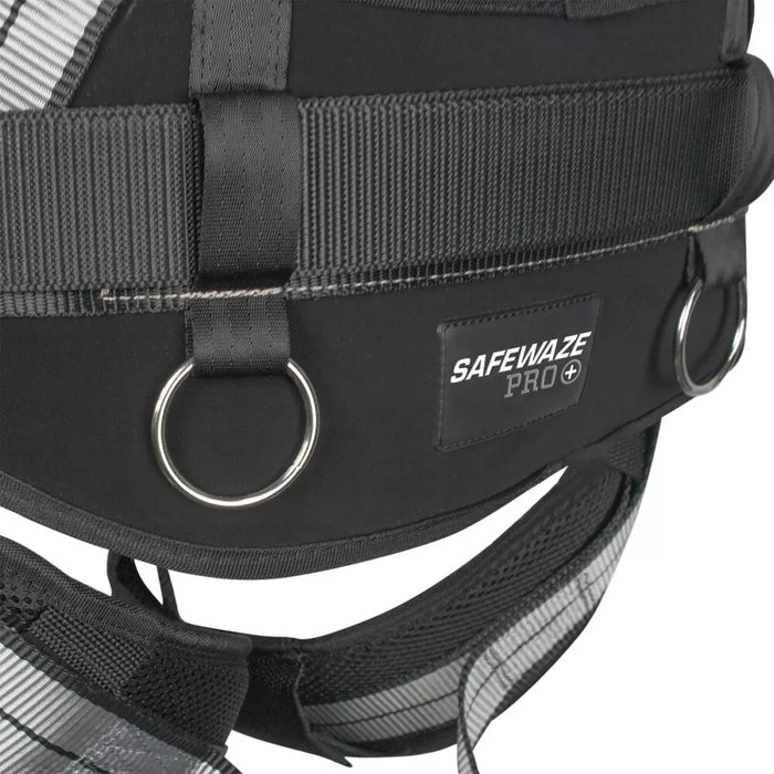 Pro+ Slate Construction Harness w/ Dorsal SRL Link, Aluminum D-rings, QC Buckles/Torso Adjusters