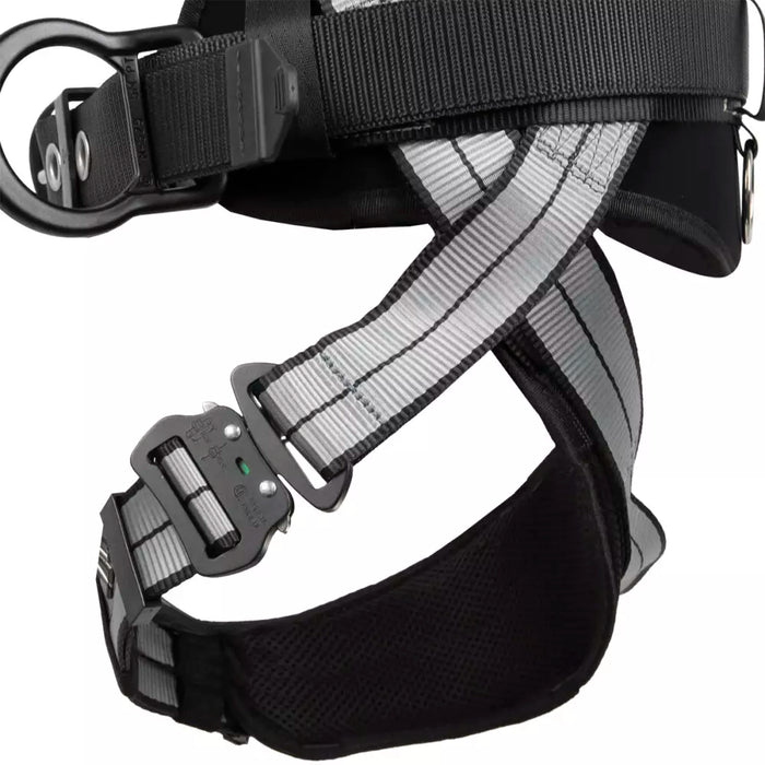 PRO+ Slate Construction Harness w/Dorsal SRL Link, Aluminum D-rings, Quick-Connect Buckles & Torso Adjusters