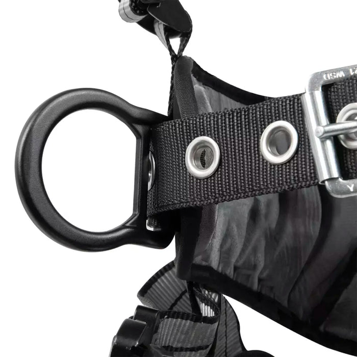 PRO+ Slate Construction Harness w/Dorsal SRL Link, Aluminum D-rings, Quick-Connect Buckles & Torso Adjusters