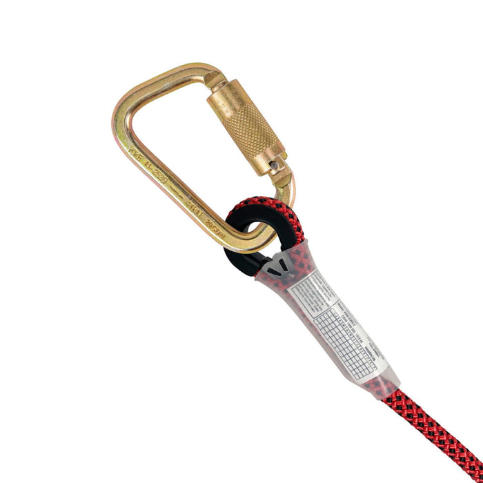 6.5′ Rope Positioning Assembly: Rope Adjuster, Carabiners