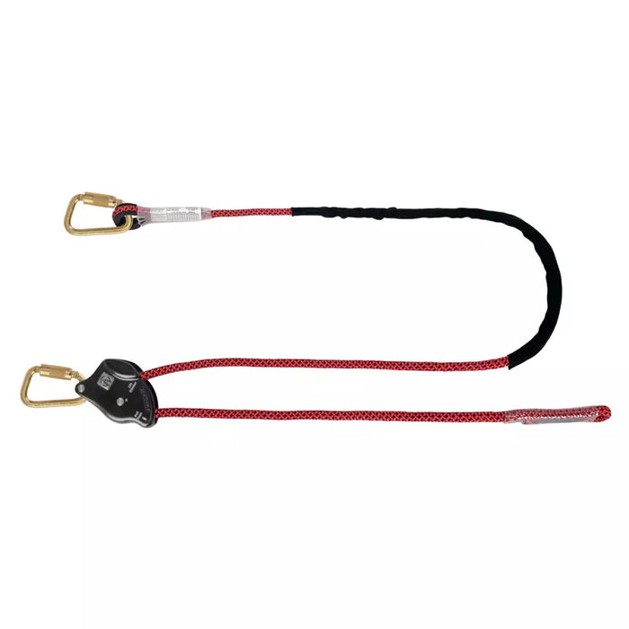 6.5′ Rope Positioning Assembly: Rope Adjuster, Carabiners