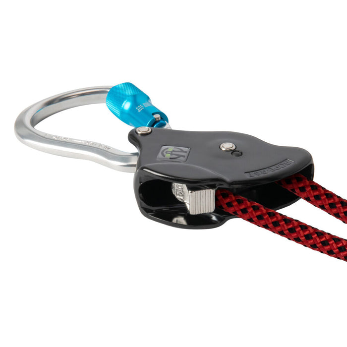 6.5′ Rope Positioning Assembly: Rope Adjuster, Aluminum Carabiners