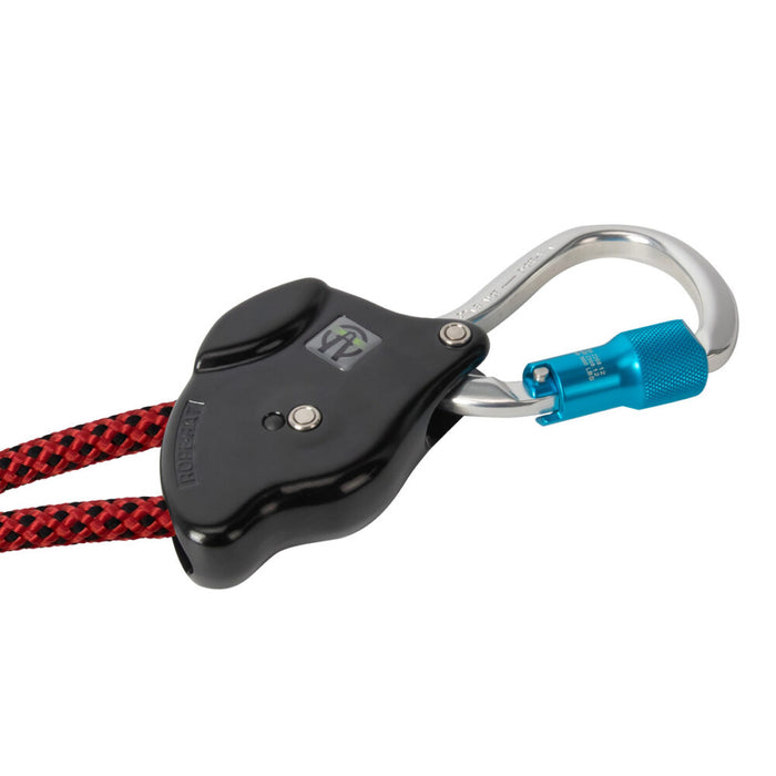 6.5′ Rope Positioning Assembly: Rope Adjuster, Aluminum Carabiners
