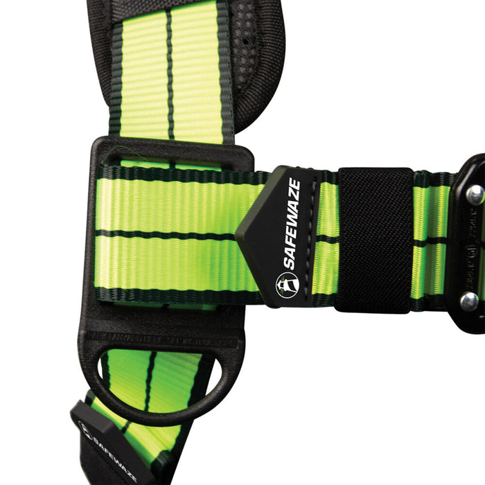 PRO+ No-Tangle 3 D-Ring Harness w/Quick Connect Chest, Grommet Leg Straps, Trama Relief