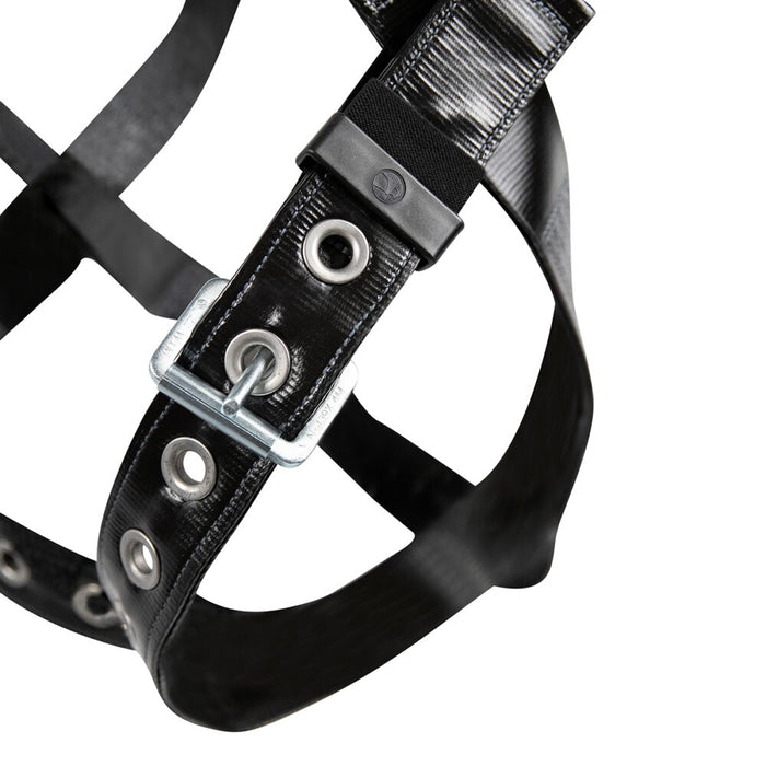 PRO-Shield Full Body Harness: Dorsal D-Ring, Dielectric Offset Mating Buckle Chest, Tongue Buckle Leg