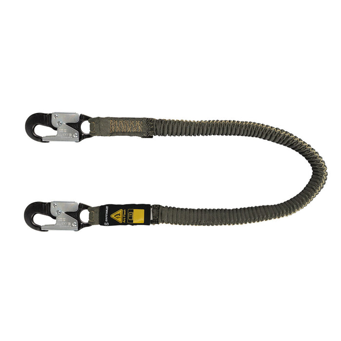 Arc Flash 6′ Stretch Internal Energy Absorbing Lanyard, Aramid