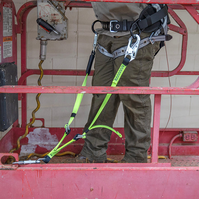 26″ - 48″ Adjustable Web Restraint Assembly, Designed for Workers in Mobile Elevated Work Platforms (MEWPs)