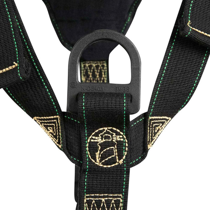 Arc Flash Wind & Tower Harness, 5 Positioning Dielectric D-Rings, Dielectric Quick-Connect Legs