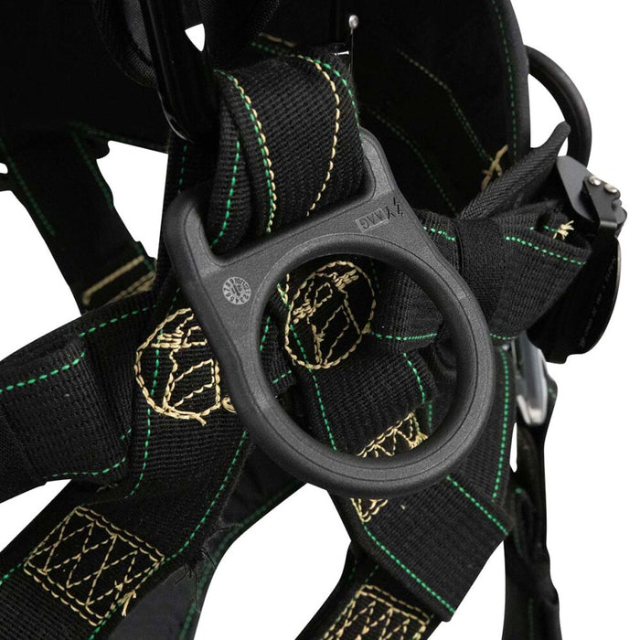 Arc Flash Wind & Tower Harness, 5 Positioning Dielectric D-Rings, Dielectric Quick-Connect Legs