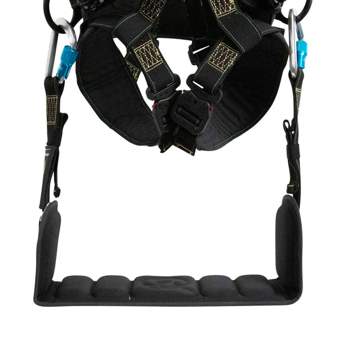 Arc Flash Wind & Tower Harness, 5 D-Rings, Removable Seat, Quick-Connect Legs