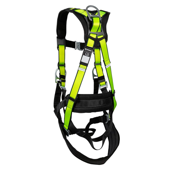PRO Confined Space Full Body Harness, Fixed Dorsal D-Ring, Side Positioning D-Rings, Quick Connect Chest & Legs
