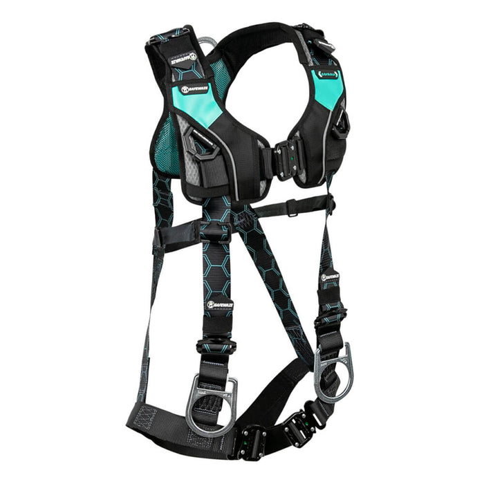Contour Full Body Harness, Fixed Dorsal D-ring, Side Positioning D-rings, Quick-Connect Chest & Legs