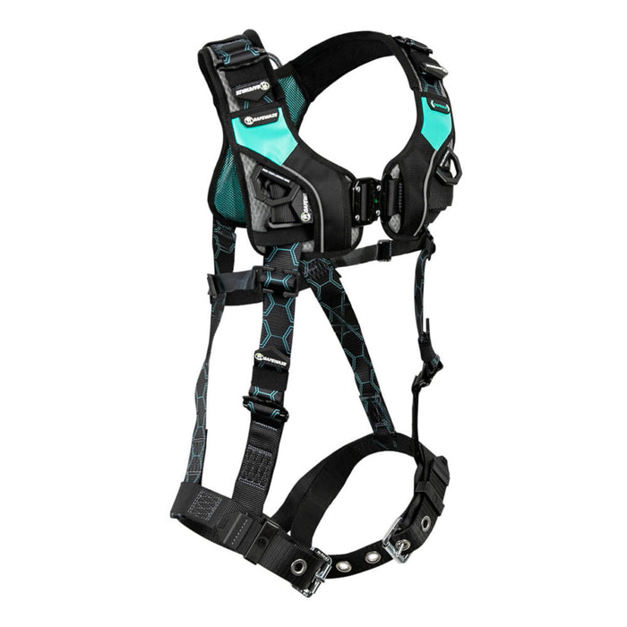 Contour Full Body Harness, Fixed Dorsal D-ring, Quick-Connect Chest, Tongue Buckle Leg