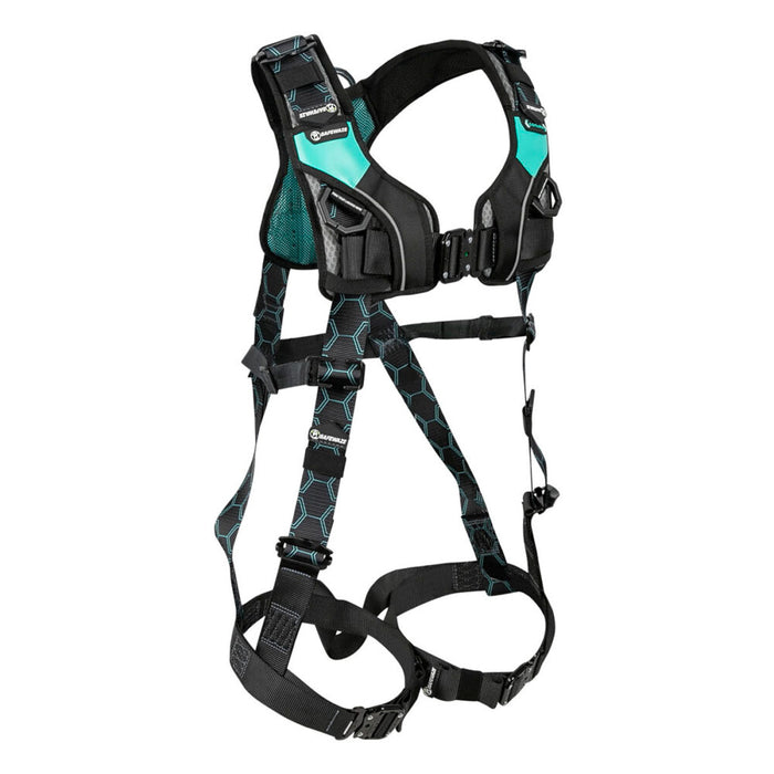 Contour Full Body Harness, Fixed Dorsal D-ring, Quick-Connect Chest & Legs